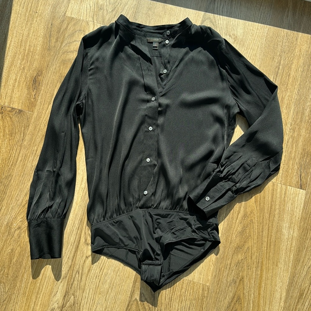 Jcrew silk bodysuit